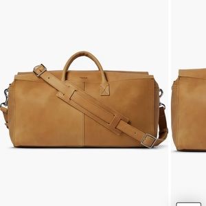 NEW Shinola Detroit “Canfield” Utility Leather Duffle Bag | Chestnut | Large